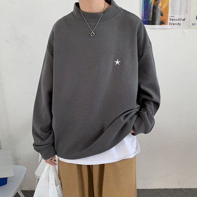 Bluza barbati cu decolteu oval - model larg