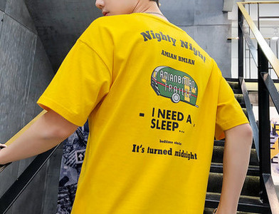 Tricou barbatesc model nou cu maneci scurte si decolteu rotund - mai multe culori