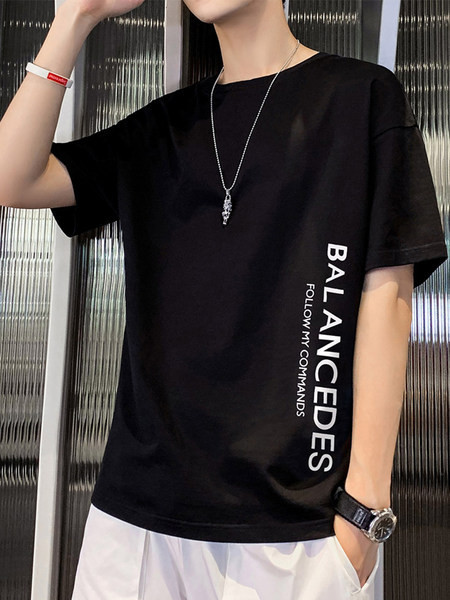 Tricou casual cu decolteu oval si maneci scurte - mai multe culori