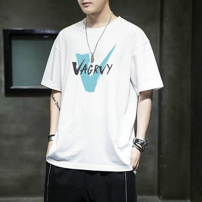 Tricou larg pentru bărbați cu decolteu rotund - mai multe modele