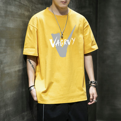 Tricou larg pentru bărbați cu decolteu rotund - mai multe modele