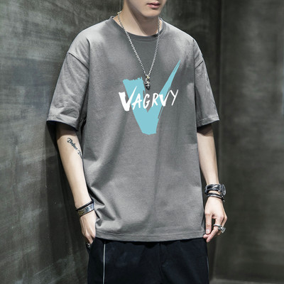 Tricou larg pentru bărbați cu decolteu rotund - mai multe modele