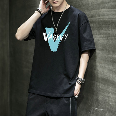 Tricou larg pentru bărbați cu decolteu rotund - mai multe modele