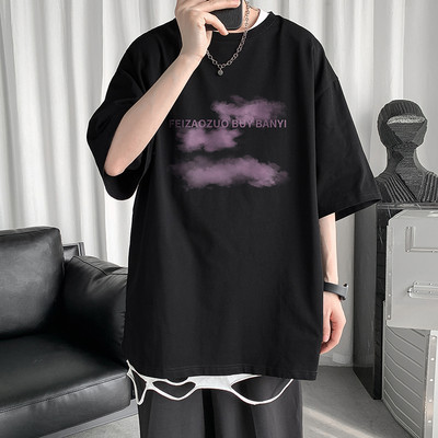 Model nou de tricou pentru bărbați de zi cu zi pentru vară