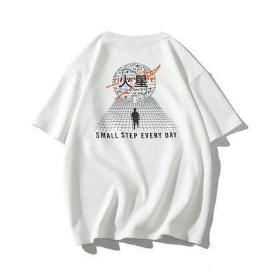 Tricou lat de vară cu aplicație pe spate