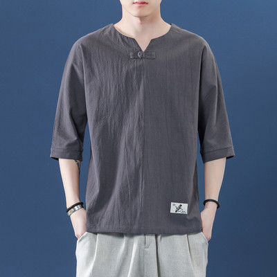 Široki model muške bluze i 3/4 rukava