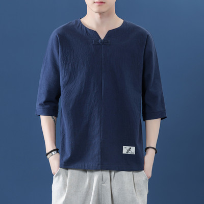 Široki model muške bluze i 3/4 rukava