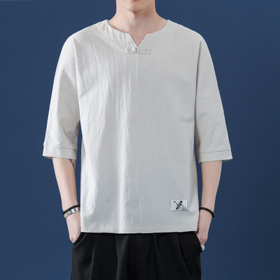 Široki model muške bluze i 3/4 rukava