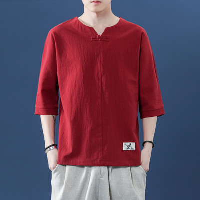 Široki model muške bluze i 3/4 rukava