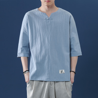 Široki model muške bluze i 3/4 rukava