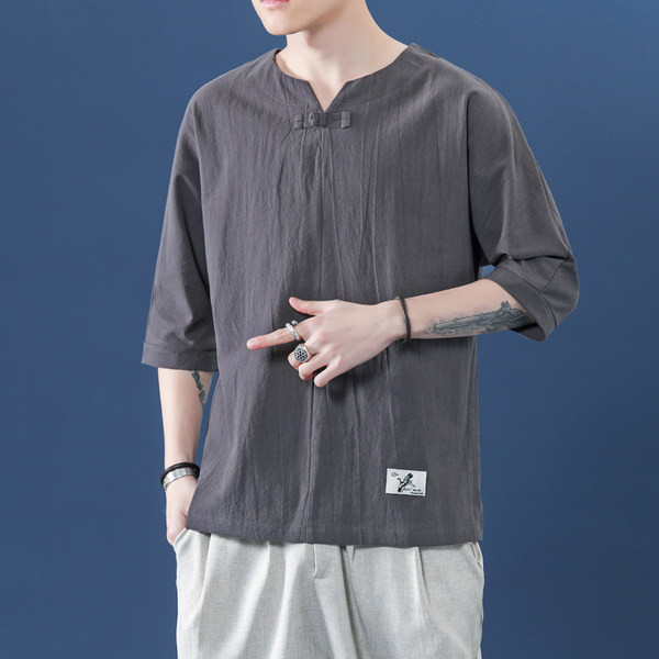 Široki model muške bluze i 3/4 rukava