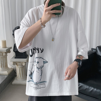 Tricou de vară pentru bărbați cu aplicație