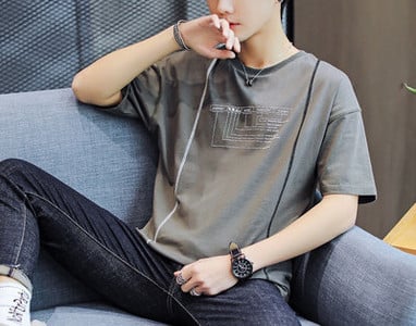 Novi model muške majice s printom i kratkim rukavima - više boja