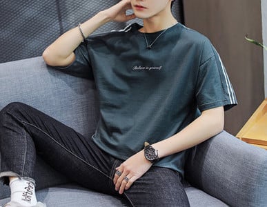 Novi model muške majice s printom i kratkim rukavima - više boja