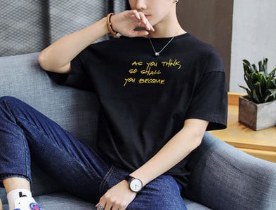 Novi model muške majice s printom i kratkim rukavima - više boja