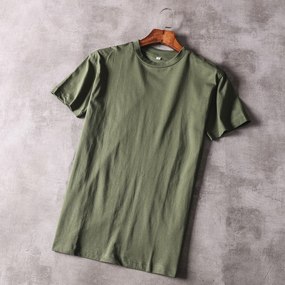 Tricou barbatesc cu maneca scurta - culoare verde