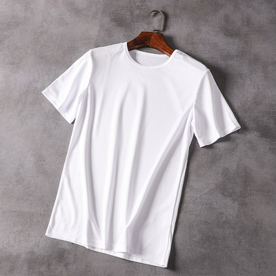 Ležerna muška majica kratkih rukava bijele boje i kratkih rukava