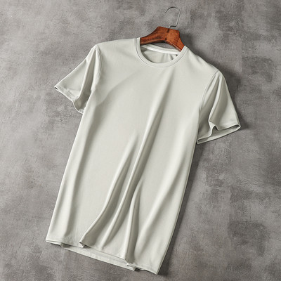 Ανδρικό μπλουζάκι με κοντά μανίκια και στρογγυλή λαιμόκοψη