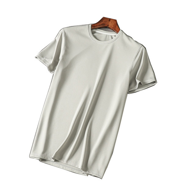 Ανδρικό μπλουζάκι με κοντά μανίκια και στρογγυλή λαιμόκοψη