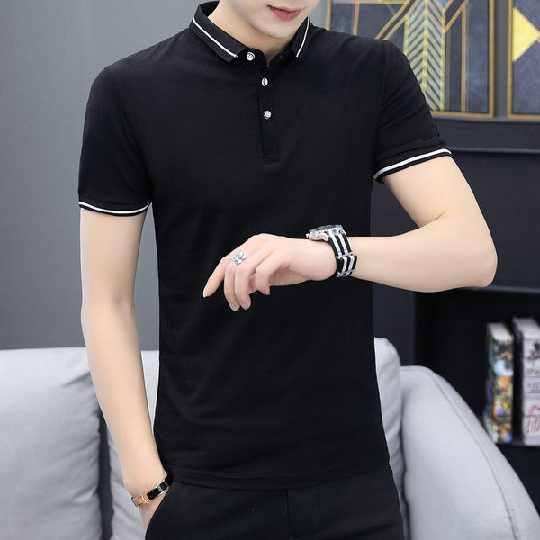 Moderna muška majica s klasičnim ovratnikom i kratkim rukavima