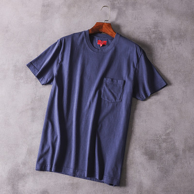 Muška majica s kratkim rukavima i džepom