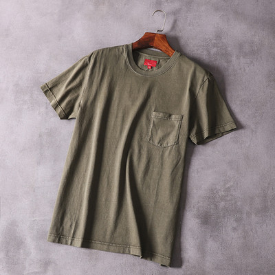 Muška majica s kratkim rukavima i džepom