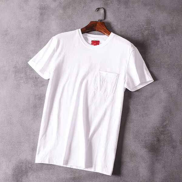 Muška majica s kratkim rukavima i džepom