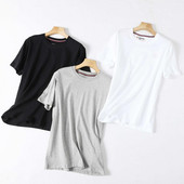 Tricou bărbătesc din bumbac - model uni