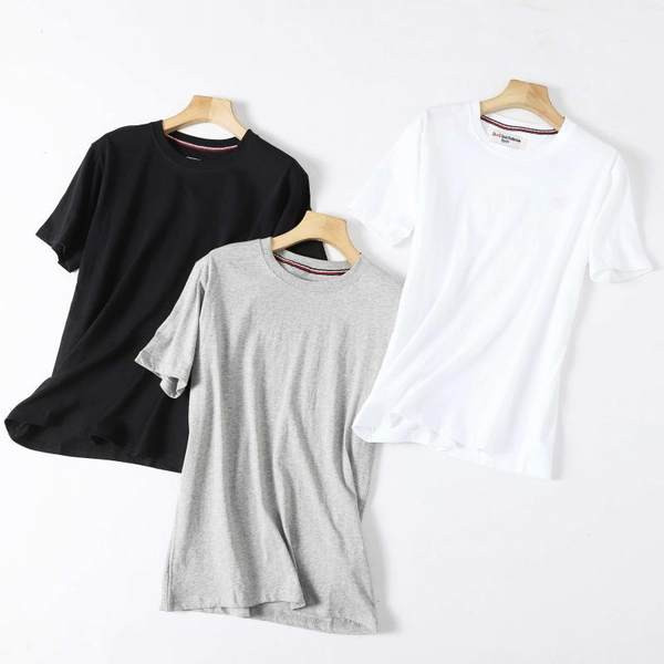 Tricou bărbătesc din bumbac - model uni