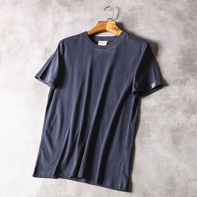 Tricou casual barbatesc cu decolteu oval si maneci scurte