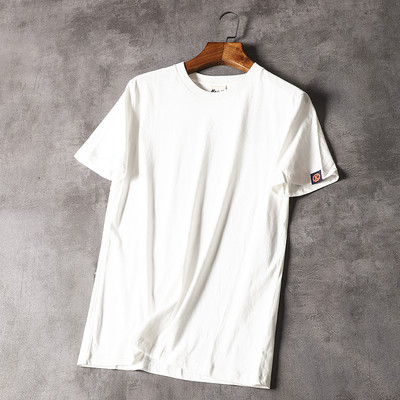 Tricou casual barbatesc cu decolteu oval si maneci scurte