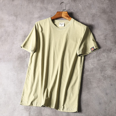 Tricou casual barbatesc cu decolteu oval si maneci scurte