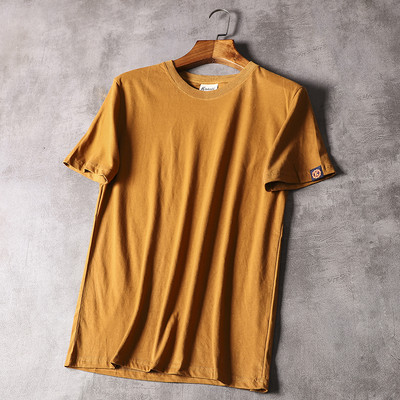 Tricou casual barbatesc cu decolteu oval si maneci scurte