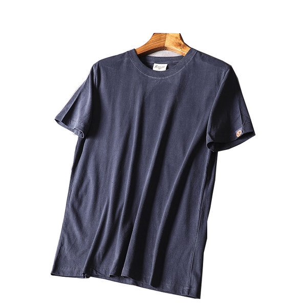 Tricou casual barbatesc cu decolteu oval si maneci scurte