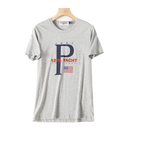 Tricou de vara cu imprimeu color pentru barbati