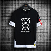 Moderna muška majica s aplikacijom i džepom u više boja