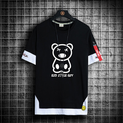 Moderna muška majica s aplikacijom i džepom u više boja