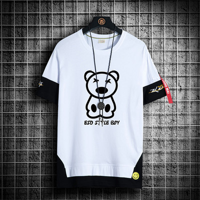 Moderna muška majica s aplikacijom i džepom u više boja