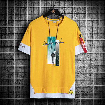 Moderna muška majica s aplikacijom i džepom u više boja