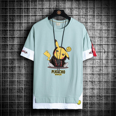 Moderna muška majica s aplikacijom i džepom u više boja