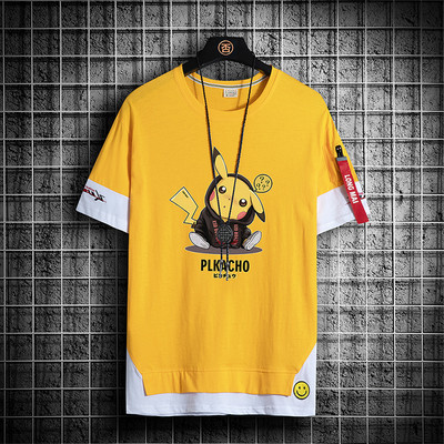 Moderna muška majica s aplikacijom i džepom u više boja