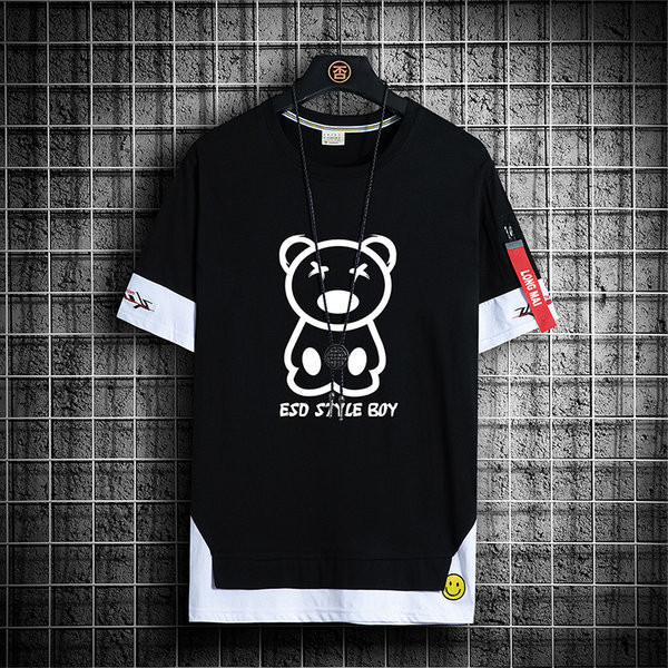 Moderna muška majica s aplikacijom i džepom u više boja