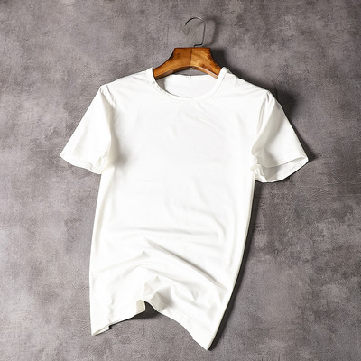 Ležerna muška majica s kratkim rukavima i okruglim izrezom