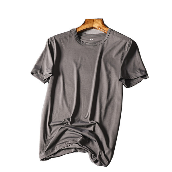 Ležerna muška majica s kratkim rukavima i okruglim izrezom