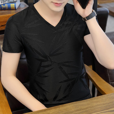 Tricou barbatesc cu decolteu spitz - doua modele