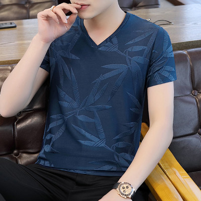 Tricou barbatesc cu decolteu spitz - doua modele