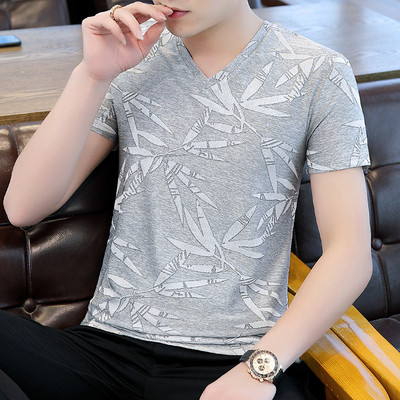 Tricou barbatesc cu decolteu spitz - doua modele