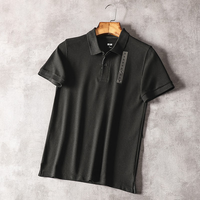 Bluză pentru bărbați cu mâneci scurte și guler clasic