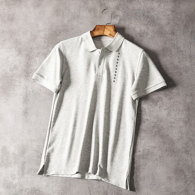 Bluză pentru bărbați cu mâneci scurte și guler clasic