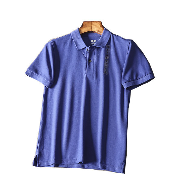 Bluză pentru bărbați cu mâneci scurte și guler clasic